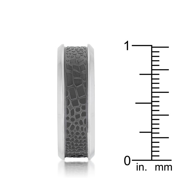 Proper Spark Everyday Icon Band Ring with Animal Print Detail - Friggin Jewelry Fashion