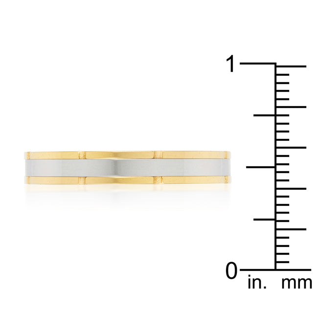 Legacy Form Studio Edit Two Tone Band Ring - Friggin Jewelry Fashion