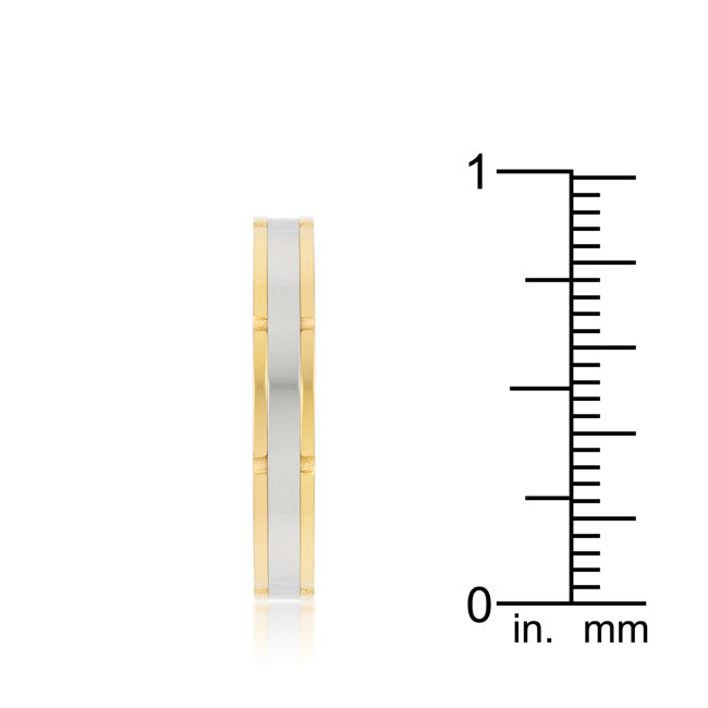 Legacy Form Studio Edit Two Tone Band Ring - Friggin Jewelry Fashion