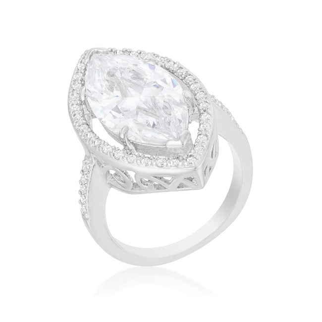 Everyday Edge Signature Icon Marquise Cocktail Ring - Friggin Jewelry Fashion