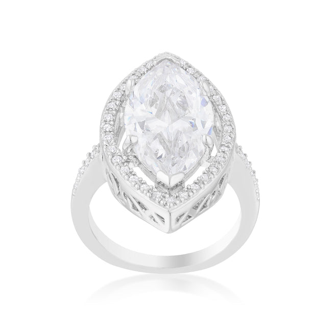 Everyday Edge Signature Icon Marquise Cocktail Ring - Friggin Jewelry Fashion