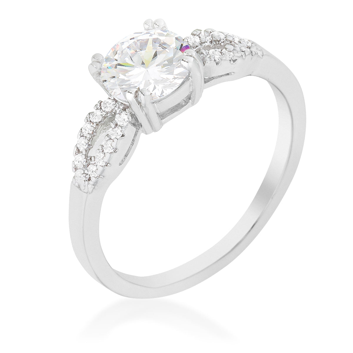 Magnetic Spark Modern Icon Round Solitaire Engagement Ring - Friggin Jewelry Fashion