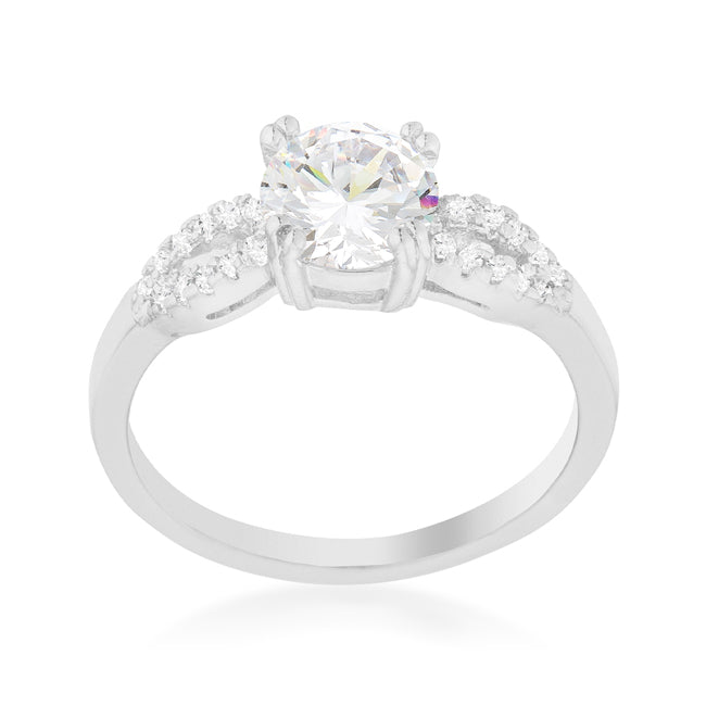 Magnetic Spark Modern Icon Round Solitaire Engagement Ring - Friggin Jewelry Fashion