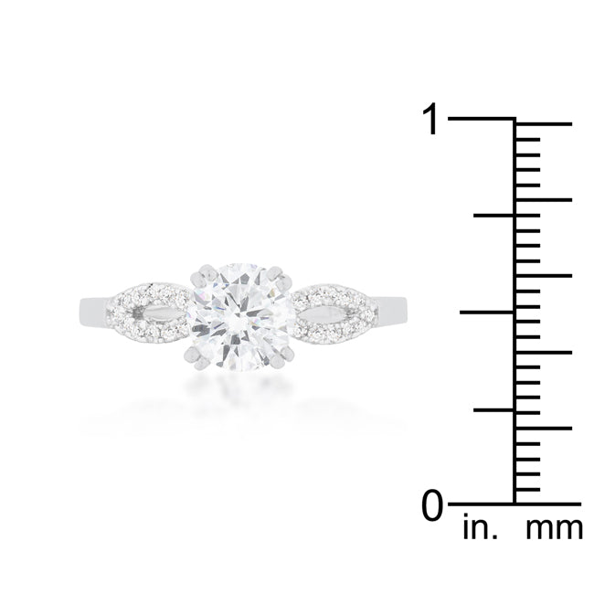 Magnetic Spark Modern Icon Round Solitaire Engagement Ring - Friggin Jewelry Fashion
