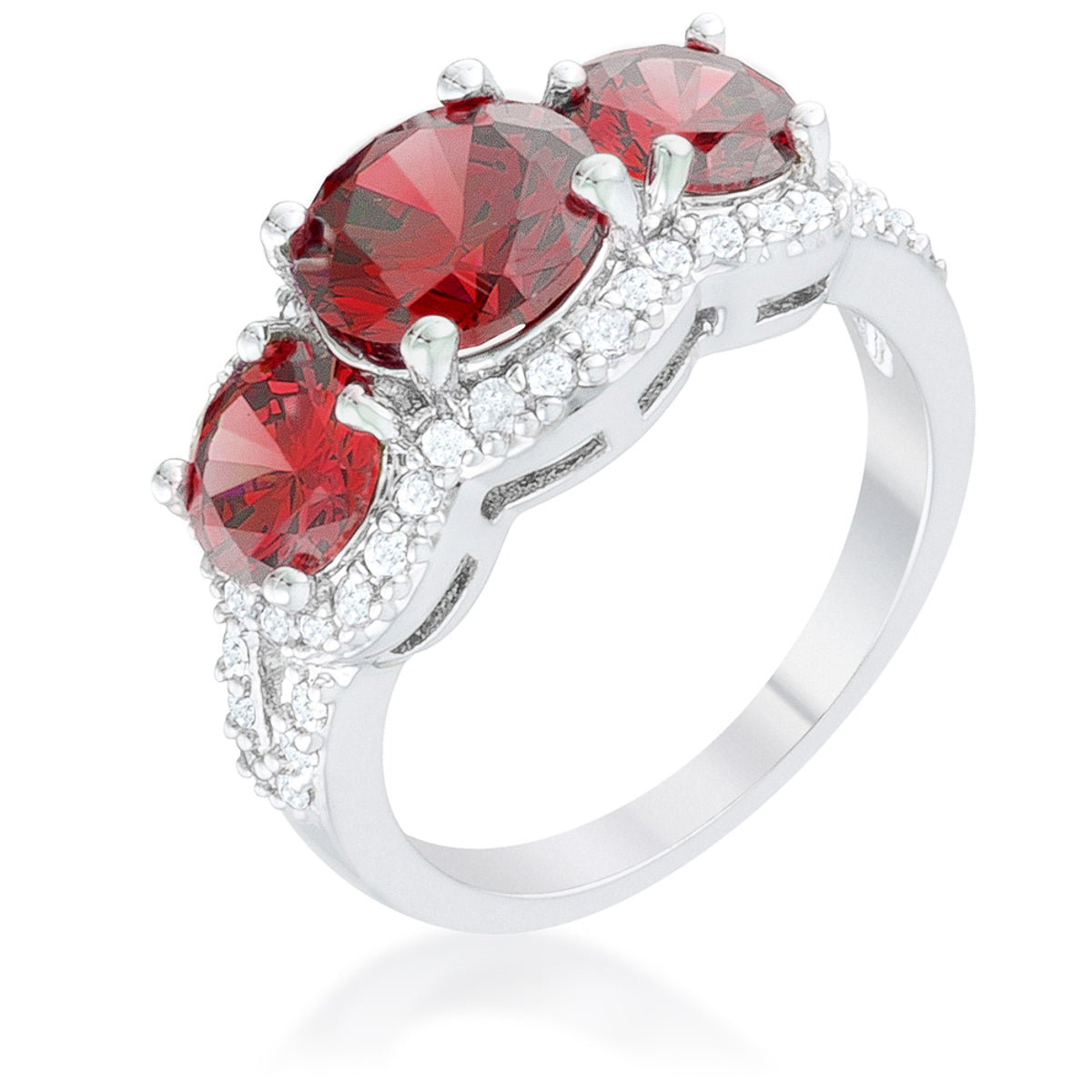 Twilight Drama Icon Series Garnet Classic Trio Ring - Friggin Jewelry Fashion