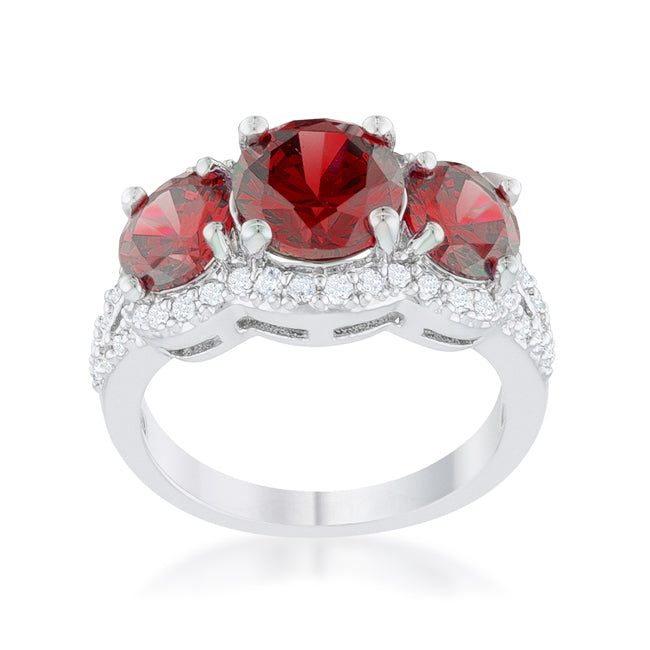 Twilight Drama Icon Series Garnet Classic Trio Ring - Friggin Jewelry Fashion