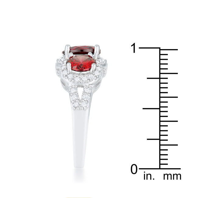 Twilight Drama Icon Series Garnet Classic Trio Ring - Friggin Jewelry Fashion