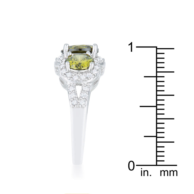 Clever Spark Modern Line Olive Classic Trio Ring - Friggin Jewelry Fashion