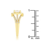 Magnetic Spark Modern Icon Marylin 2.5ct CZ 14k Gold Classic Ring - Friggin Jewelry Fashion