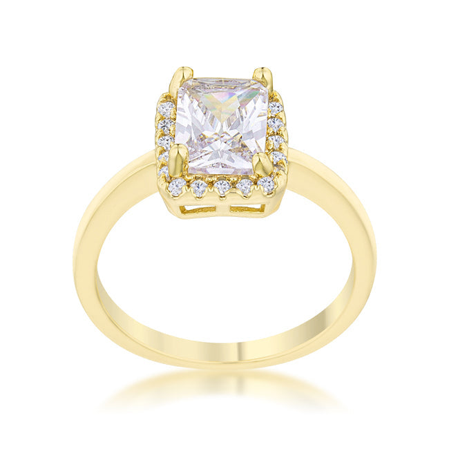 Envy Worthy Icon Heritage Line Mariane 2ct CZ 14k Gold Classic Ring - Friggin Jewelry Fashion