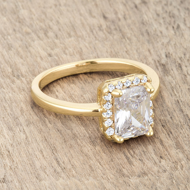 Envy Worthy Icon Heritage Line Mariane 2ct CZ 14k Gold Classic Ring - Friggin Jewelry Fashion