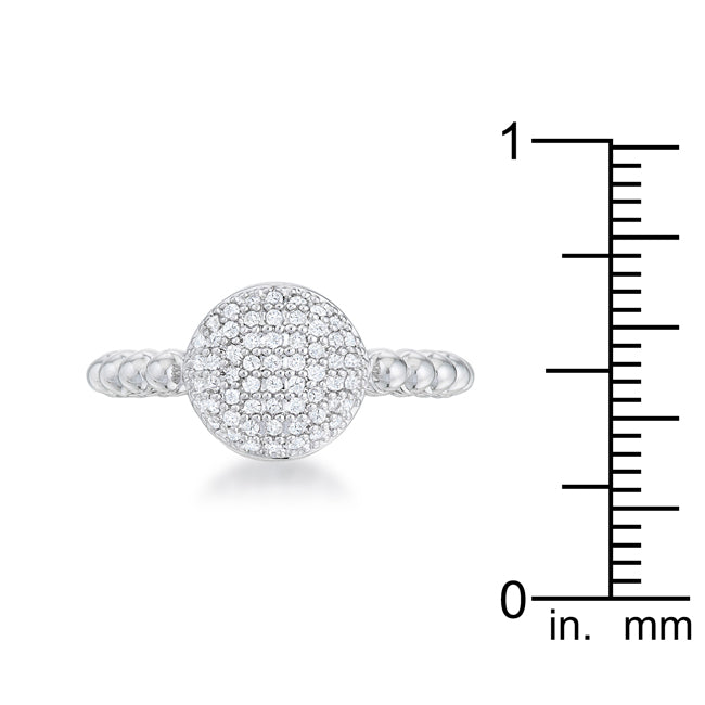 Velvet Heroine Modern Edit Stunning CZ Rhodium Ring - Friggin Jewelry Fashion