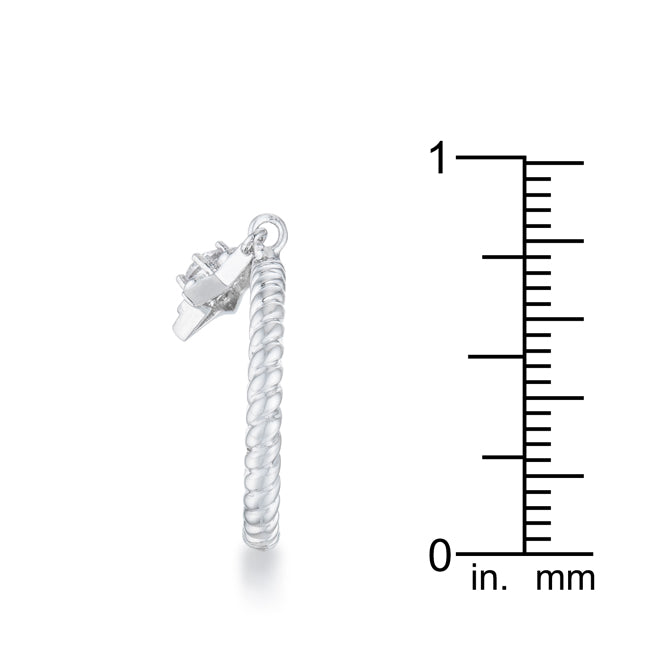 Playful Edge Contemporary Edit Cubic Zirconia Star Charm Fashion Ring - Friggin Jewelry Fashion