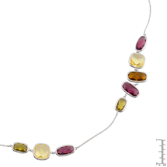 Minimal Edge Timeless Edit Assorted Color Fashionista Necklace - Friggin Jewelry Fashion