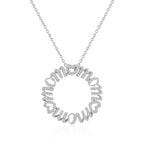 Classic Form Contemporary Edit Mom Circle Pendant - Friggin Jewelry Fashion